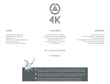Tablet Screenshot of 4k.be